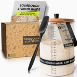 Sourdough Starter Kit with 68oz Glass Jar & Spatula