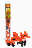 Toy building set with red fox design in tube packaging.