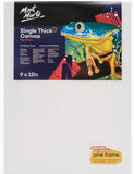 Mont Marte single thick canvas packaging with a colorful frog illustration.
