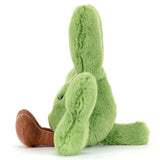 Green shamrock plush toy.