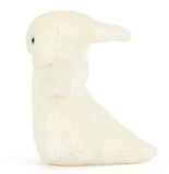 White plush ghost toy.