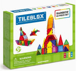 Tileblox Rainbow 42 piece set packaging with colorful building blocks 